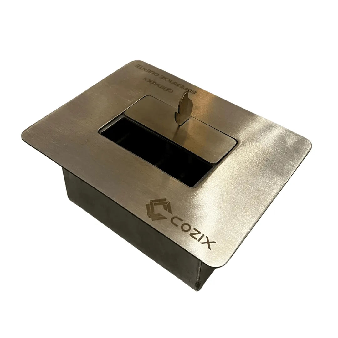 Lareira a Álcool Quadrada Cozix